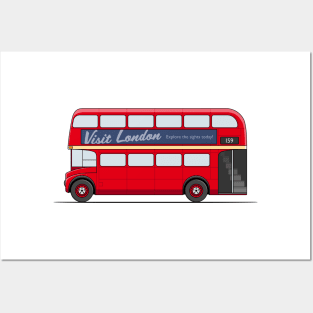 London Bus Posters and Art